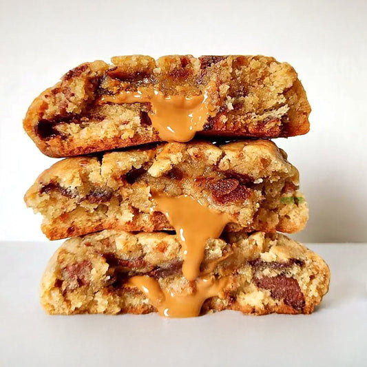 Biscoffie cookies with gooey lotus goodness