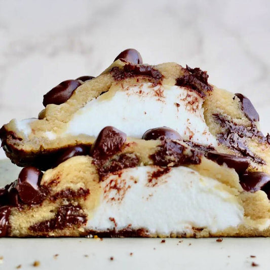 Chocolate Chip Cookie with Stuffed Marshmallow