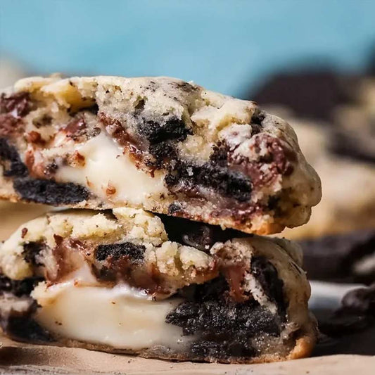 Oreos and cream cheese cookies